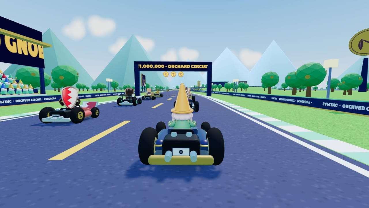 Orchard Circuit · the Sapling kart racer